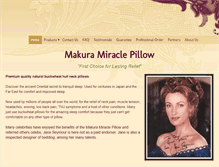 Tablet Screenshot of makura.com